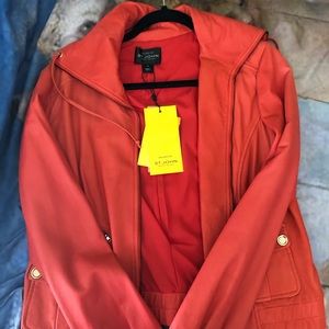 ST. JOHN boutique leather jacket